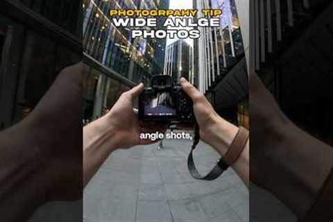 Wide angle photography trick 📸