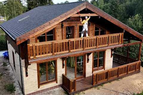 511 Days Building My Dream House. From Start to Finish, Step by Step in One Video