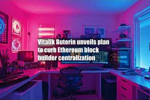 Vitalik Buterin unveils plan to curb Ethereum block builder centralization