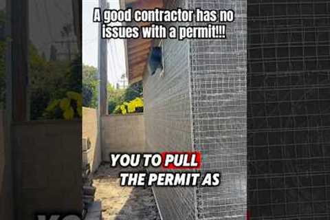 Have you owners experience this?! #construction #renovation #contractors #permits
