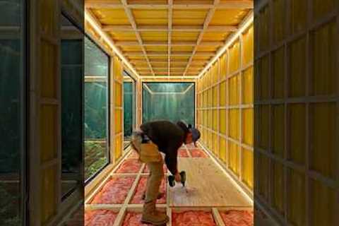 I Built a Secret Underwater Container Room ✨