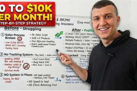 I didn't start making $10K/mo as an insurance agent until I did this