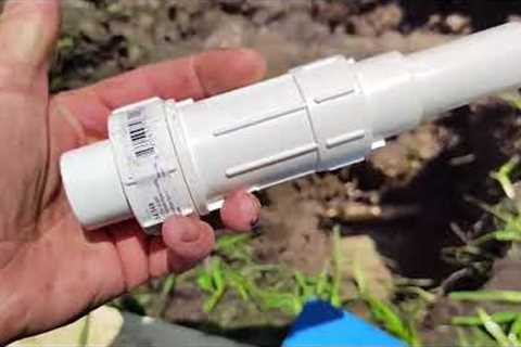 How to Fix a Broken Underground PVC Water Line | DIY Plumbing Repair Guide