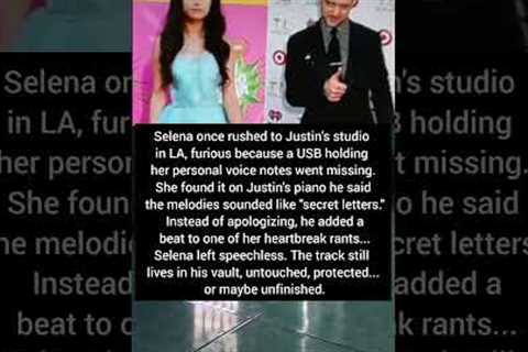 Selena once rushed to Justin's studio in LA, furious because #selenagomez#justintimberlake #duet