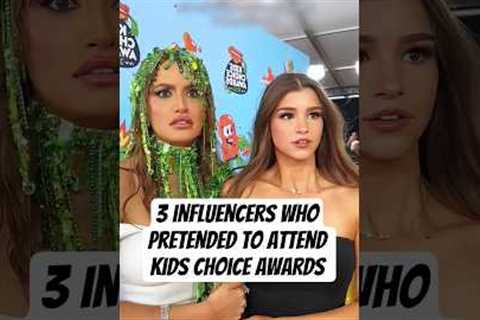 3 Influencers Who Pretended To Go To The Kid's Choice Awards! Brooke Monk Or Natalie Reynolds?