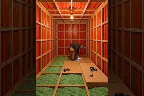 Building Secret Underground Room From Shipping Container 🛠️