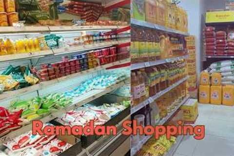 Ramadan Grocery Shopping in chilled weather ||Ramadan Prep in Canada 🇨🇦