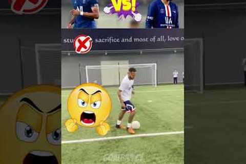 Neymar vs Mbappe : The Ultimate Free Kick Challenge 🤯🤯  #shorts #neymar #mbappe