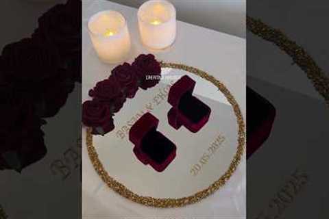 Customise Engagement Ring Tray #customized #gift #foryou #wedding #diy #weddingfavors #craft