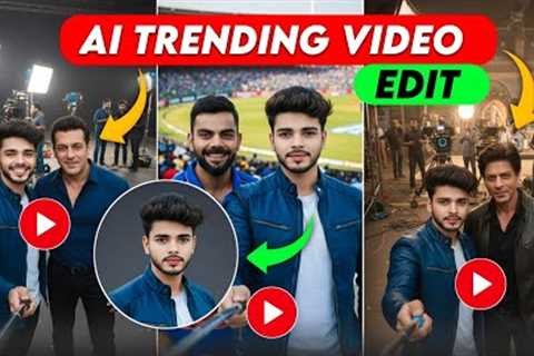 Celebrity Selfie Trending Ai Video Kaise Banaye | Celebrity Ke Sath Ai Vlog Video Kaise Banaye