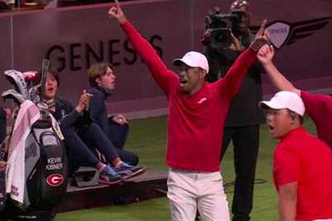 TOM KIM SINKS TGL HOLE-IN-ONE AND TIGER WOODS IS FIRED UP 🔥 | TGL on ESPN