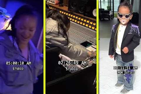 Rihanna FINALLY Returns to the Studio During CHAOTIC All-Nighter!