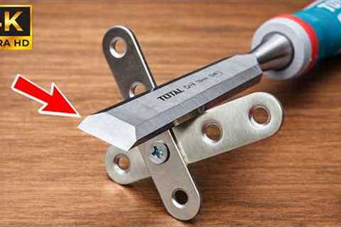 The World’s Sharpest Chisel! Easy Way To Sharpen Chisels To Razor Sharp Perfection
