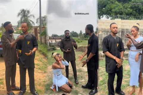 Girlfriend surprise her boyfriend with gift for their 3 years relationship anniversary loyalty test