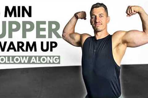 5 Min UPPER BODY WARM UP | No Equipment | Follow Along