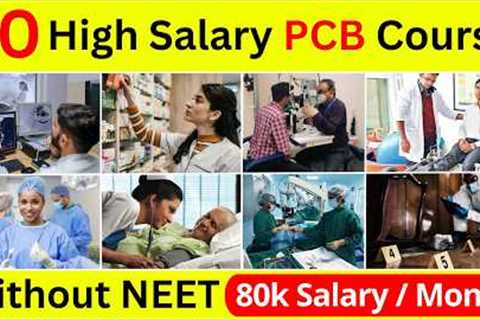 10 High Salary PCB Courses Without NEET 2026