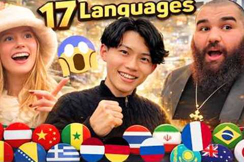 WILDEST Reactions When I Speak 17 Languages… Even Fighters Were SHOCKED 🔥