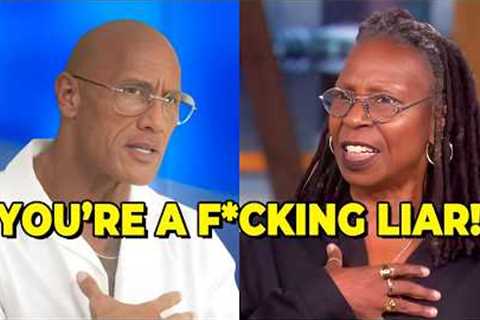 Dwayne The Rock Johnson Kicked Off The View After Fiery Confrontation With Whoopi Goldberg