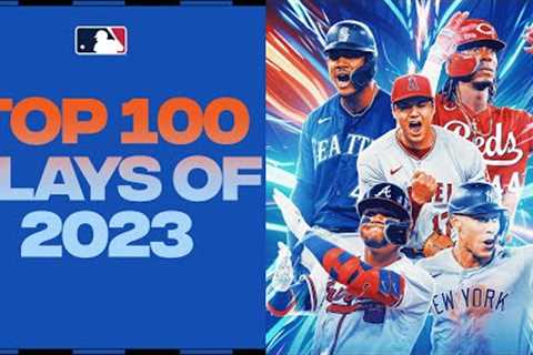 The Top 100 Plays of 2023! | MLB Highlights