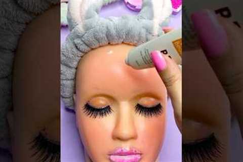 ASMR Satisfying with Unboxing &amp; Review Makeup cream Mannequin Skincare Sounds Video Fast No..