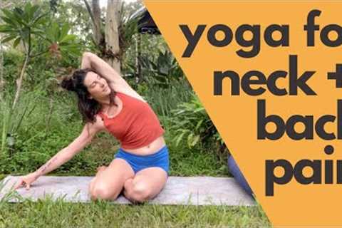 Best Yoga for Neck and Back Pain - Yoga for Back Pain | Cole Chance Yoga