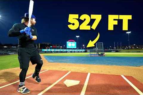 Trying to Break the Longest Home Run Ever Measured (527 FT)