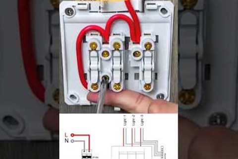 how to connect 3 gang switch |3 gang switch wiring