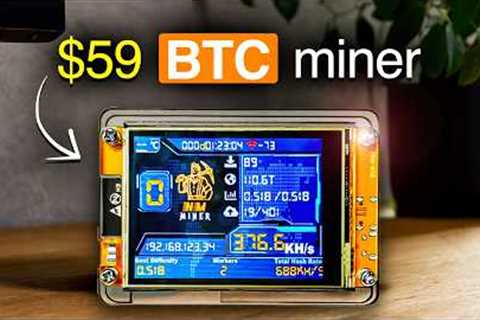 BUDGET Home Miner for Solo BITCOIN Mining!