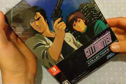 UNBOXING CITY HUNTER COLLECTOR'S EDITION SWITCH