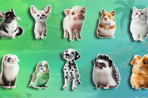 Pets and Exotic Pets 🐰 Vocabulary For Kids