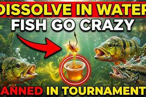 Dissolve This in the Water and the Fish Go Crazy. Tournament Judges Have Already BANNED This Method!