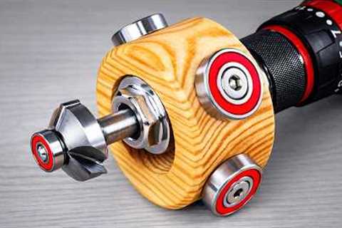A 65-Year-Old Carpenter Turned a Simple Router Bit Into a Genius Woodworking Tool!