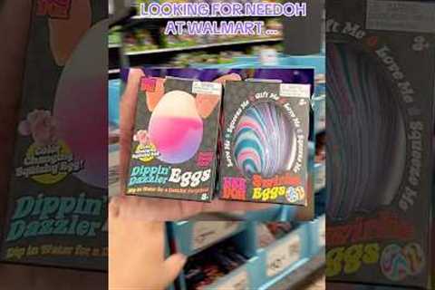 Looking for needoh at Walmart #needoh #squishy #squishies #fidgettoys #shopping