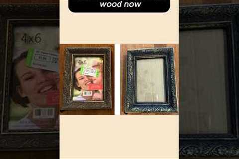 Resin Frame to ANTIQUE WOOD Masterpiece! 🖼️✨ | Rub 'n Buff Hack