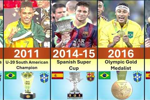 Neymar Jr Career All Trophies and Awards