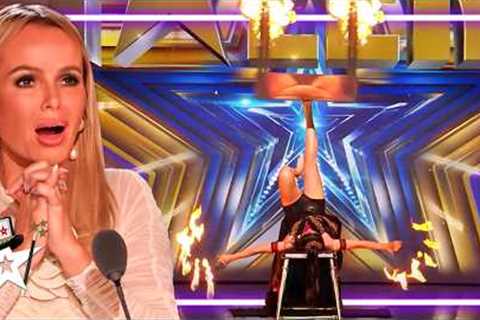 DANGER ALERT! Most Dangerous &amp; Risky Acts on Got Talent!