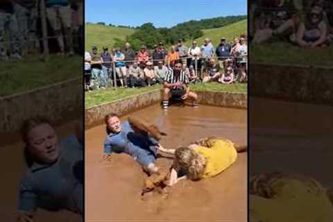 girls fight in mud part 104 #wwe #mma #shorts #viral #trending #sports #news #wrestling