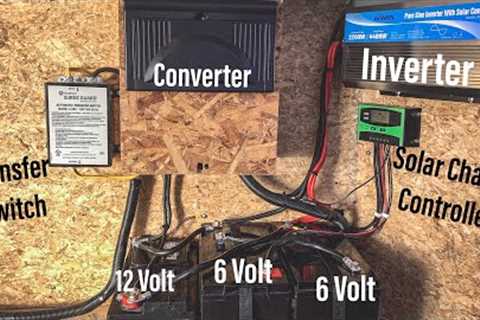 Electrical System - Enclosed Trailer Conversion - Everything from Amazon