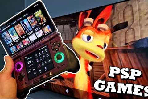 AYN THOR Connected to TV - PSP Games on the Big Screen!