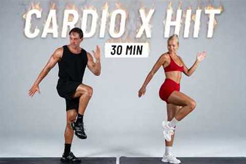 30 MIN FULL BODY HIIT WORKOUT For Fat Burn &amp; Cardio (No Equipment, No Repeats)