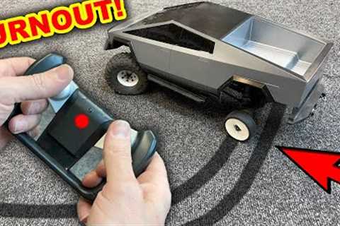 RC Cybertruck Destroys Carpet