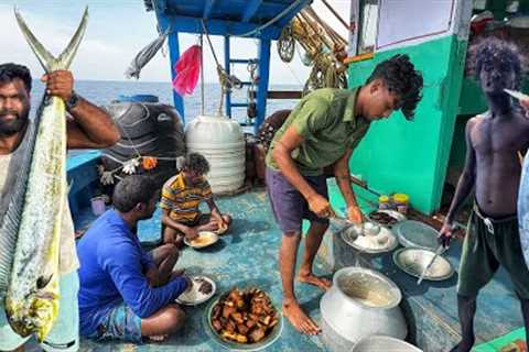 Day-14 | Two Weeks in the Ocean | Huge Tuna Catch & Boat Cooking! 🔥🐟