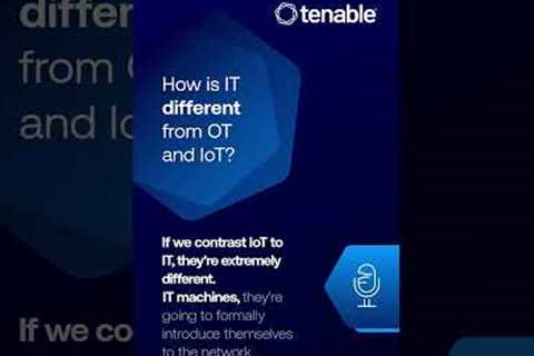 What's the difference between IoT and IT?