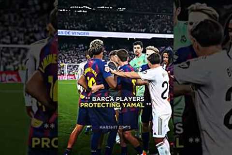 Barcelona vs Real madrid Fight 💪🏻 #footballshorts #fyp#trending