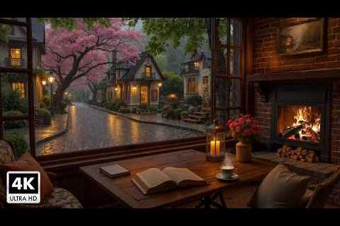 Beautiful Relaxing Jazz Piano Music to Reduce Stress ~ Peaceful Cafe Atmosphere on a Rainy Day