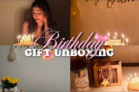 Birthday Gifts Unboxing💗