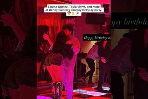 Selena Gomez at her husband's cowboy birthday party🎉 🎂 #selenagomez #bennyblanco #birthday #fyp