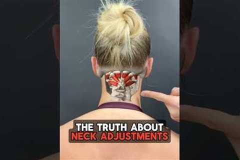 The Truth About NECK Adjustments! #neckpain #neckpainrelief #spine #physicaltherapy #posture