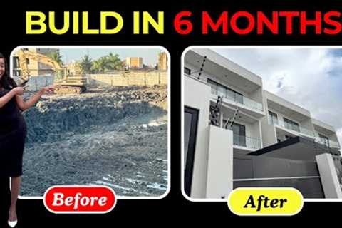 How to Build a Luxury House in Ghana in 6 Months | Complete Before &amp; After construction