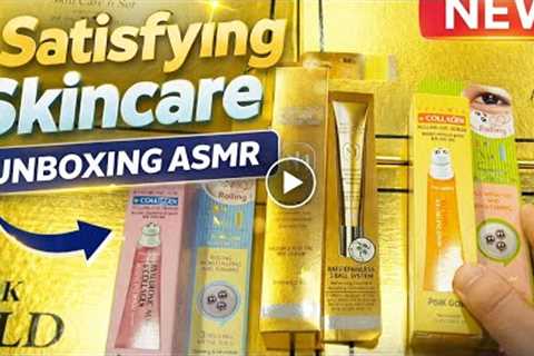 Satisfying Skincare ASMR | Peptathenol Toner, Serum &amp; Cream Unboxing 